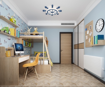 Modern Boy's Room And Son's Room-ID:195328839