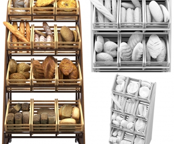 现代面包货架-ID:487447862