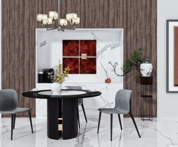 Modern Dining Table And Chairs-ID:658283391