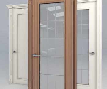 Modern Solid Wood Door-ID:330552848