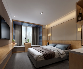 New Chinese Style Bedroom-ID:281019669