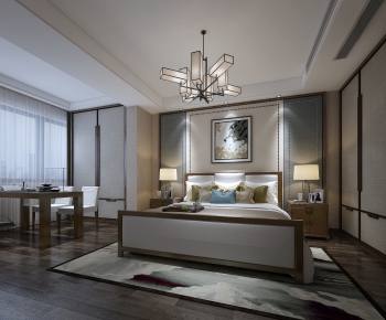New Chinese Style Bedroom-ID:900099723