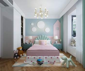 Nordic Style Girl's Room Daughter's Room-ID:515750195
