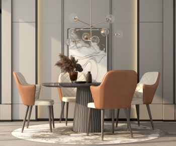 Modern Dining Table And Chairs-ID:600574186