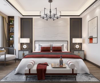 New Chinese Style Bedroom-ID:490679186