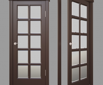 Modern Solid Wood Door-ID:134779417