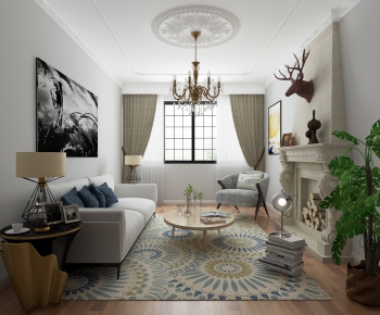 Nordic Style A Living Room-ID:130231342