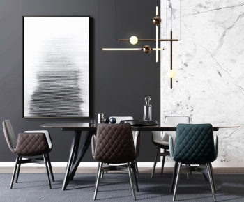 Modern Dining Table And Chairs-ID:138889884