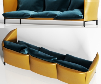 Modern Three-seat Sofa-ID:533292449