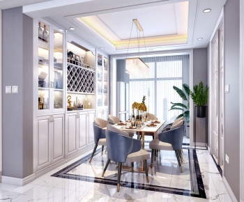 American Style Dining Room-ID:767811547