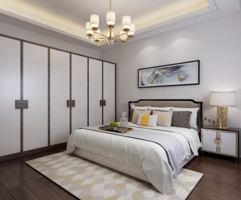 New Chinese Style Bedroom-ID:630691982