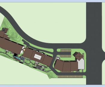 Modern Architectural Bird's-eye View Planning-ID:178441439