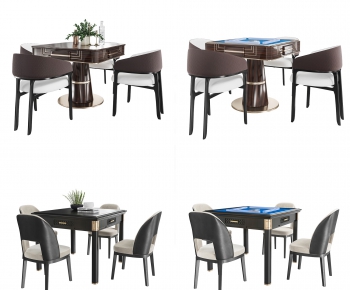 Modern Mahjong Tables And Chairs-ID:211408187