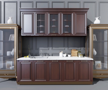 Simple European Style Kitchen Cabinet-ID:784322125