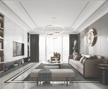 Modern A Living Room-ID:864678339