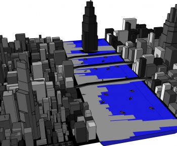 Modern Architectural Bird's-eye View Planning-ID:183495865