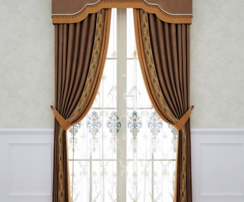 Simple European Style The Curtain-ID:905266451