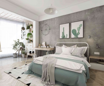 Nordic Style Bedroom-ID:171369176