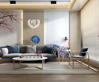 Japanese Style A Living Room-ID:728274755