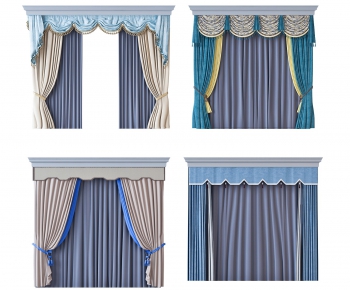 Simple European Style The Curtain-ID:647899195