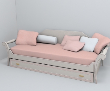 Simple European Style A Sofa For Two-ID:477420338