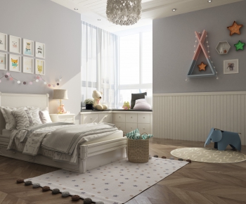 Nordic Style Girl's Room Daughter's Room-ID:671278674
