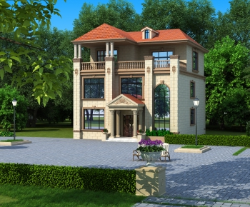 European Style Villa Appearance-ID:605775122