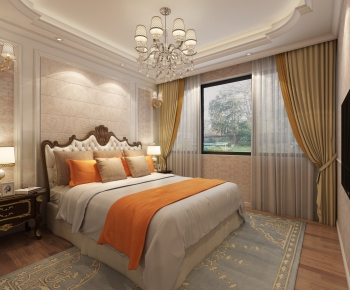 Simple European Style Bedroom-ID:519182848