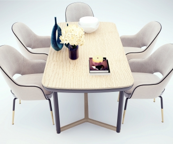 Nordic Style Dining Table And Chairs-ID:902069463