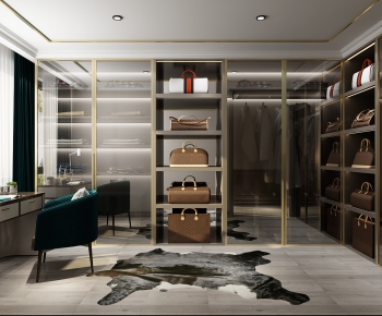 Post Modern Style Clothes Storage Area-ID:679868783