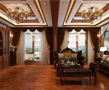 Classical Style A Living Room-ID:654244963