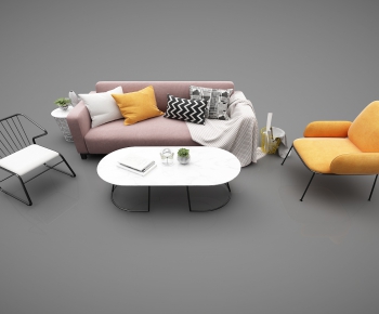 Nordic Style Sofa Combination-ID:458209688
