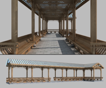 New Chinese Style Building Component-ID:261583683