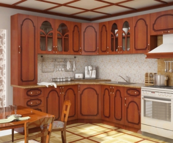 European Style Kitchen Cabinet-ID:601154322