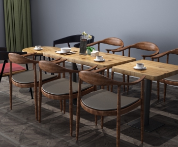 New Chinese Style Dining Table And Chairs-ID:874169235