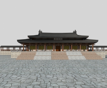 Chinese Style Ancient Architectural Buildings-ID:709448476