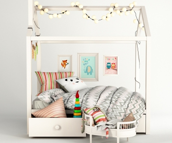 Nordic Style Child's Bed-ID:725715663
