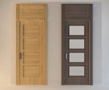 Modern Solid Wood Door-ID:586518914