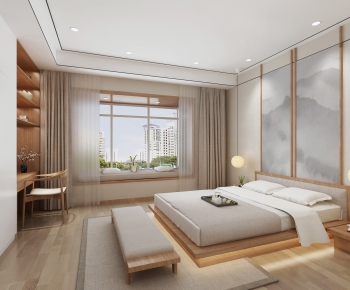 New Chinese Style Bedroom-ID:484457661