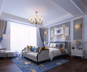 Simple European Style Bedroom-ID:775404863
