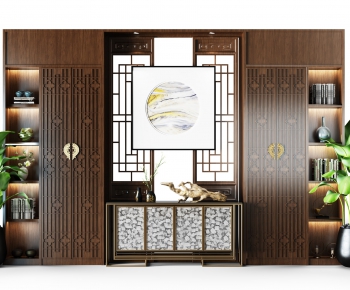 Chinese Style Decorative Cabinet-ID:746236933