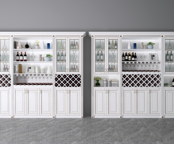 Simple European Style Wine Cabinet-ID:246027884