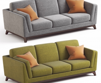 Modern Three-seat Sofa-ID:723878572