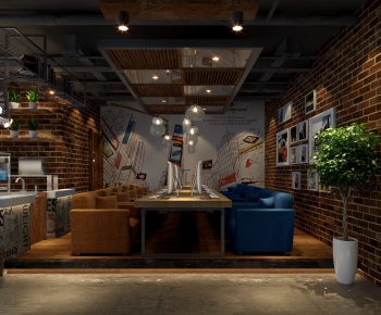 Industrial Style Internet Cafe-ID:547358669