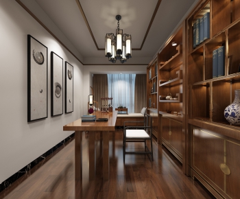 New Chinese Style Study Space-ID:685404781