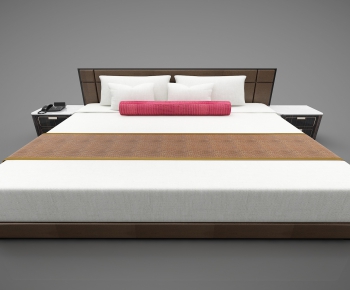 Modern Double Bed-ID:949210396