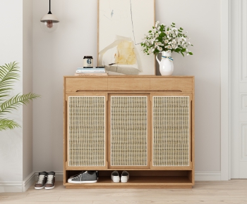 Nordic Style Shoe Cabinet-ID:751923149