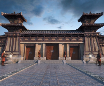 Chinese Style Ancient Architectural Buildings-ID:279197855