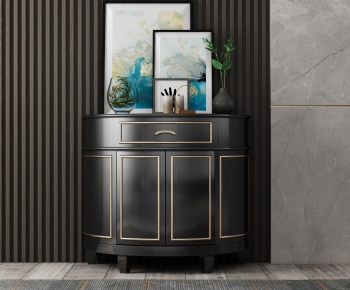 Post Modern Style Side Cabinet/Entrance Cabinet-ID:492914987