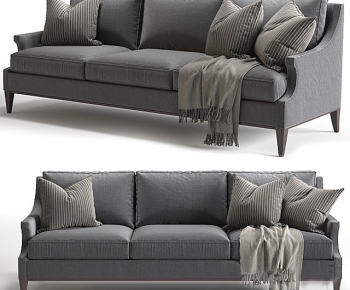 Modern Three-seat Sofa-ID:198046957